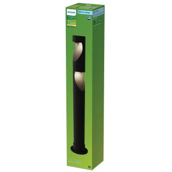 Philips Desi fekete LED kültéri állólámpa (PHI-8720169386952) LED 1 izzós IP44