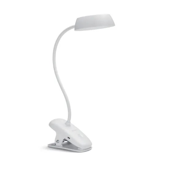 Philips Donutclip fehér újratölthető LED csiptetős lámpa (PHI-8719514396890) LED 1 izzós IP20