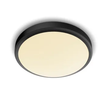 Philips Doris fekete fürdőszobai LED mennyezeti lámpa (PHI-8719514326606) LED 1 izzós IP44