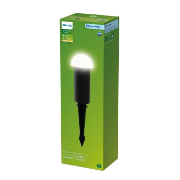 Philips Edwina fekete LED kültéri leszúrható lámpa (PHI-8720169386938) LED 1 izzós IP44