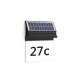 Philips Enkara fekete napelemes LED kültéri házszámtábla (PHI-8720169265462) LED 1 izzós IP44