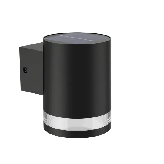 Philips Fyce fekete napelemes LED kültéri fali lámpa (PHI-8720169265547) LED 1 izzós IP44