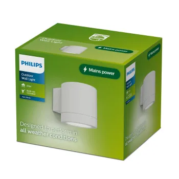 Philips Fylx fehér kültéri falikar (PHI-8721103104953) GU10 1 izzós IP44