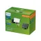 Philips Fyns fekete napelemes LED kültéri fali lámpa (PHI-8721103105653) LED 1 izzós IP44