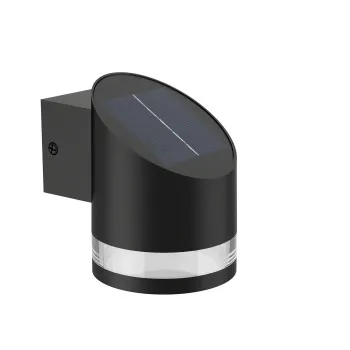 Philips Fyve fekete napelemes LED kültéri fali lámpa (PHI-8720169265585) LED 1 izzós IP44