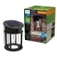 Philips Geri fekete napelemes LED kültéri fali lámpa (PHI-8720169361928) LED 1 izzós IP44