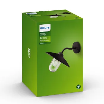 Philips Hammock fekete kültéri falikar (PHI-8718696156759) E27 1 izzós IP44