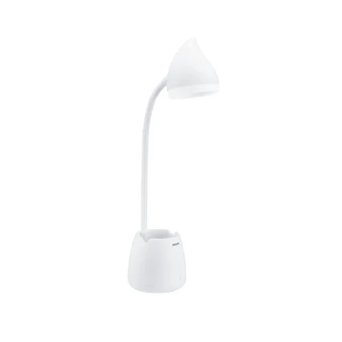 Philips Hat fehér újratölthető LED asztali lámpa (PHI-8719514443778) LED 1 izzós IP20
