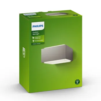 Philips Hedgehog szürke kültéri fali lámpa (PHI-8718696157046) E27 1 izzós IP44