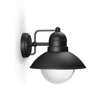 Philips Hoverfly fekete kültéri falikar (PHI-8718696156803) E27 1 izzós IP44