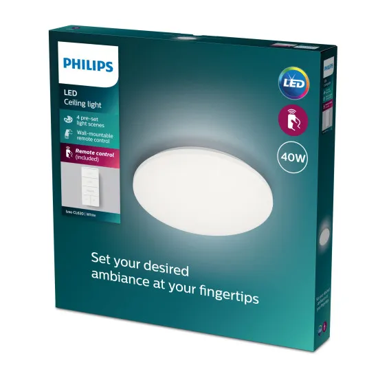 Philips Izso fehér LED mennyezeti lámpa (PHI-8720169196094) LED 1 izzós IP20