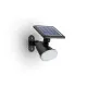 Philips Jivix fekete napelemes LED kültéri falikar (PHI-8720169265523) LED 1 izzós IP44