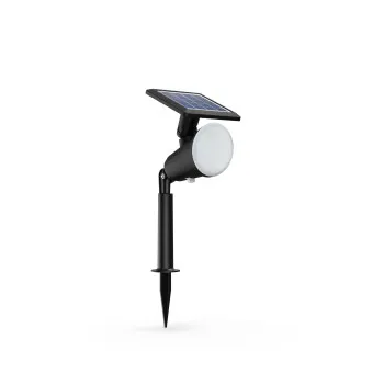 Philips Jivix fekete napelemes LED kültéri leszúrható lámpa (PHI-8720169269132) LED 1 izzós IP44