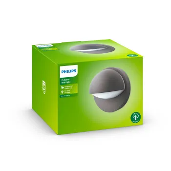 Philips June antracit kültéri fali lámpa (PHI-8719514385269) E27 1 izzós IP44