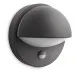 Philips June antracit mozgásérzékelős kültéri fali lámpa (PHI-8719514385306) E27 1 izzós IP44