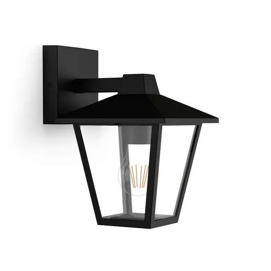 Philips Kinno fekete kültéri falikar (PHI-8720169351370) E27 1 izzós IP44