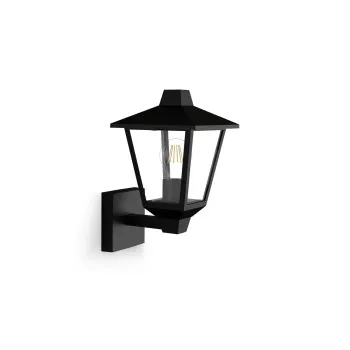 Philips Kinno fekete kültéri falikar (PHI-8720169351394) E27 1 izzós IP44