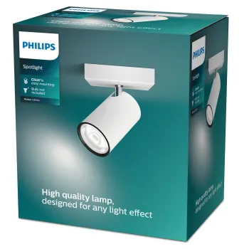 Philips Kosipo fehér fali/mennyezeti spotlámpa (PHI-8719514435216) GU10 1 izzós IP20
