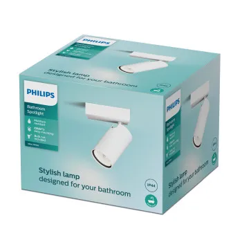Philips Kosipo Spot fehér fürdőszobai mennyezeti spotlámpa (PHI-8720169299078) GU10 1 izzós IP44