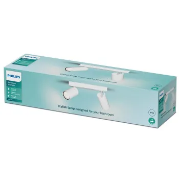 Philips Kosipo Spot fehér fürdőszobai mennyezeti spotlámpa (PHI-8720169299092) GU10 2 izzós IP44