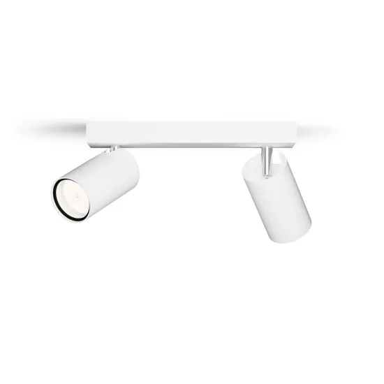 Philips Kosipo Spot fehér fürdőszobai mennyezeti spotlámpa (PHI-8720169299092) GU10 2 izzós IP44