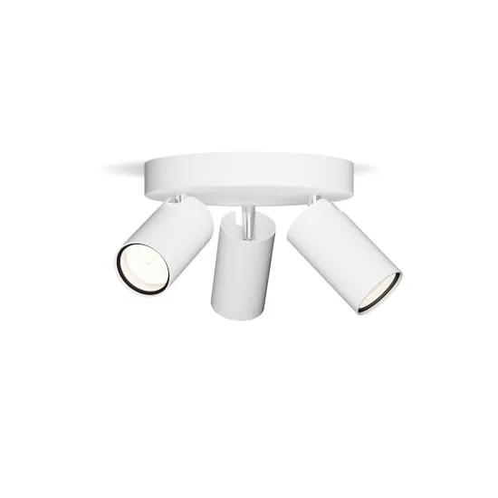 Philips Kosipo Spot fehér fürdőszobai mennyezeti spotlámpa (PHI-8720169299153) GU10 3 izzós IP44