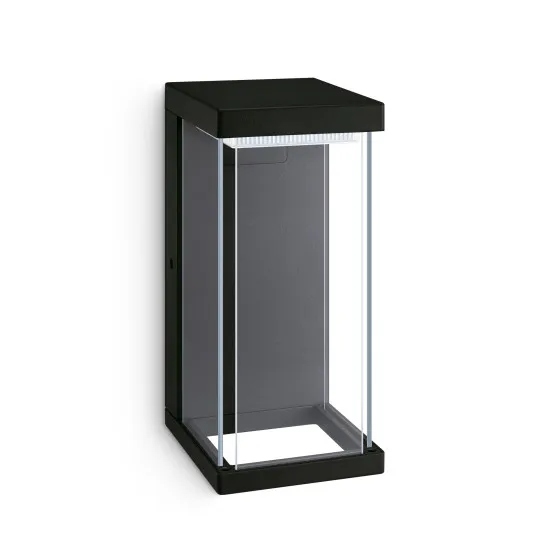 Philips Kyrie fekete LED kültéri fali lámpa (PHI-8720169266759) LED 1 izzós IP44
