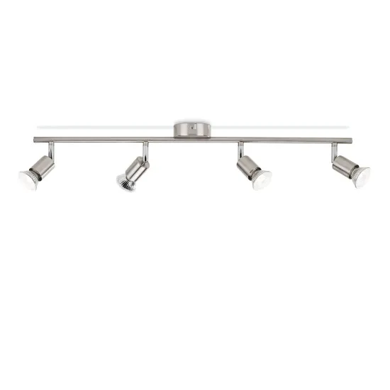 Philips Limbali nikkel mennyezeti spotlámpa (PHI-8718696133224) GU10 4 izzós IP20