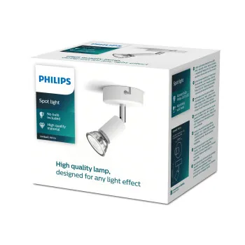 Philips Limbali fehér fali/mennyezeti spotlámpa (PHI-8719514465138) GU10 1 izzós IP20