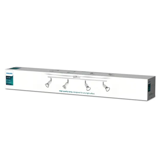 Philips Limbali fehér mennyezeti spotlámpa (PHI-8719514465190) GU10 4 izzós IP20