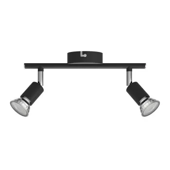 Philips Limbali fekete mennyezeti spotlámpa (PHI-8719514465237) GU10 2 izzós IP20
