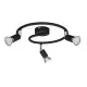 Philips Limbali fekete mennyezeti spotlámpa (PHI-8719514465251) GU10 3 izzós IP20