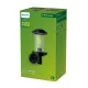 Philips Listra fekete kültéri falikar (PHI-8720169266513) E27 1 izzós IP44