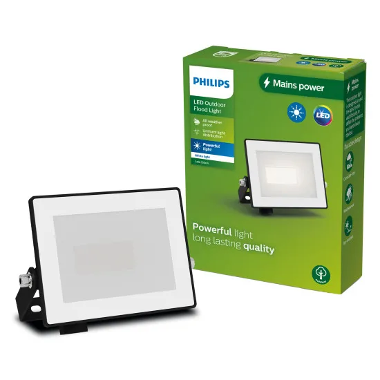 Philips Lois fekete LED kültéri fali reflektor (PHI-8720169365025) LED 1 izzós IP65