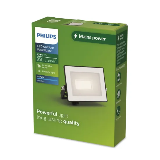 Philips Lois fekete LED kültéri fali reflektor (PHI-8720169365049) LED 1 izzós IP65