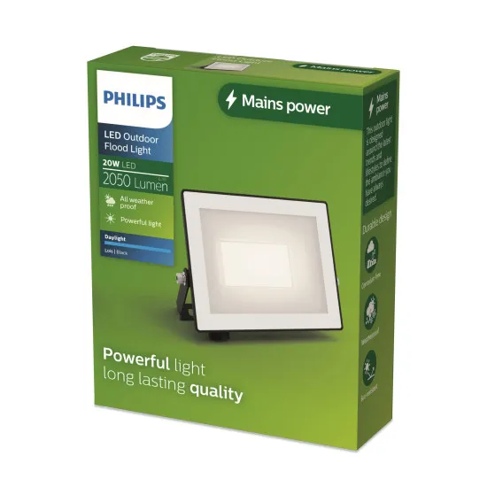 Philips Lois fekete LED kültéri fali reflektor (PHI-8720169365087) LED 1 izzós IP65