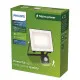 Philips Lois fekete mozgásérzékelős LED kültéri fali reflektor (PHI-8720169365247) LED 1 izzós IP65