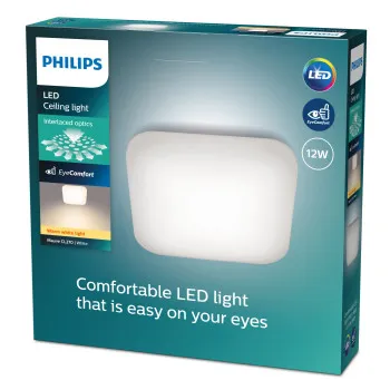 Philips Mauve fehér LED mennyezeti lámpa (PHI-8720169195455) LED 1 izzós IP20