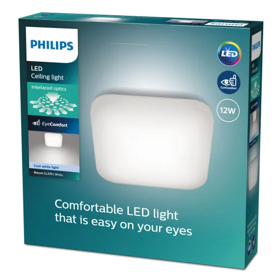 Philips Mauve fehér LED mennyezeti lámpa (PHI-8720169195479) LED 1 izzós IP20