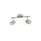 Philips Meranti nikkel mennyezeti spotlámpa (PHI-8718696133255) GU10 2 izzós IP20
