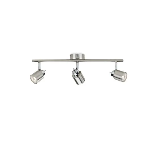 Philips Meranti nikkel mennyezeti spotlámpa (PHI-8718696133262) GU10 3 izzós IP20