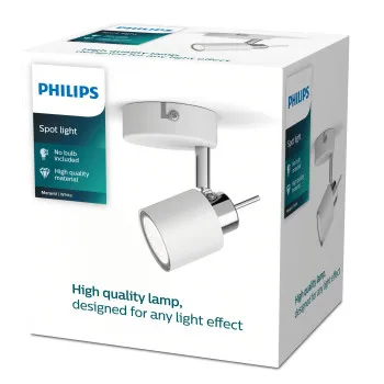 Philips Meranti fehér fali/mennyezeti spotlámpa (PHI-8719514465299) GU10 1 izzós IP20