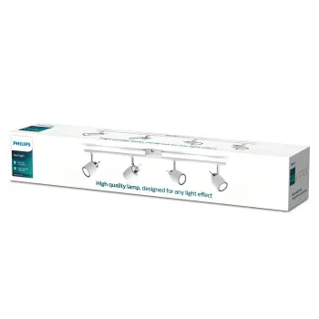 Philips Meranti fehér mennyezeti spotlámpa (PHI-8719514465350) GU10 4 izzós IP20