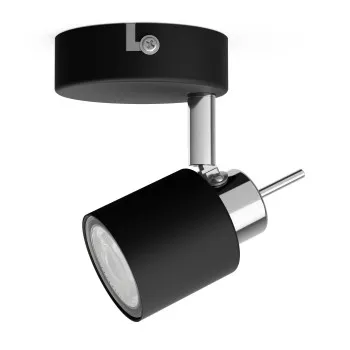 Philips Meranti fekete fali/mennyezeti spotlámpa (PHI-8719514465374) GU10 1 izzós IP20