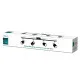 Philips Meranti fekete mennyezeti spotlámpa (PHI-8719514465435) GU10 4 izzós IP20