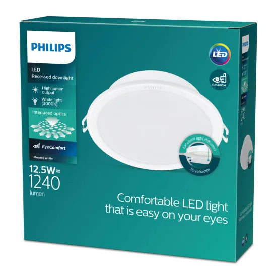 Philips Meson fehér LED mennyezetbe építhető lámpa (PHI-8720169173767) LED 1 izzós IP20
