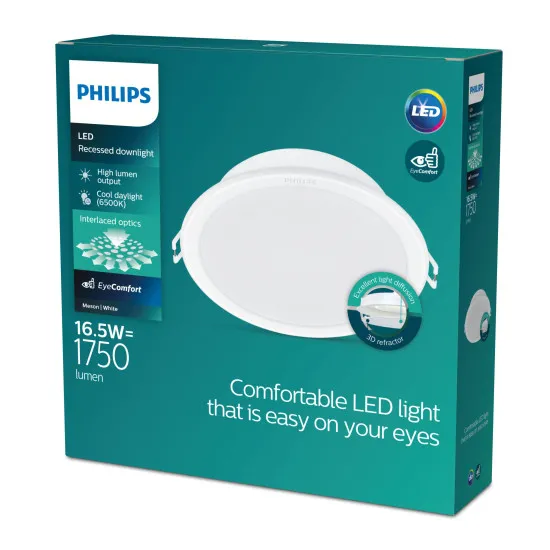 Philips Meson fehér LED mennyezetbe építhető lámpa (PHI-8720169173866) LED 1 izzós IP20