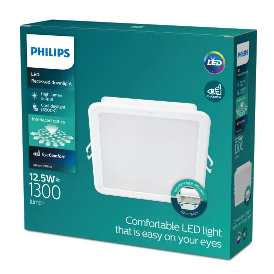 Philips Meson fehér LED mennyezetbe építhető lámpa (PHI-8720169174023) LED 1 izzós IP20