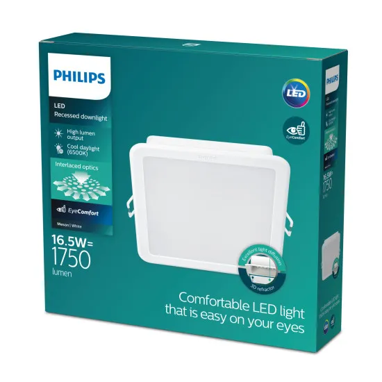 Philips Meson fehér LED mennyezetbe építhető lámpa (PHI-8720169174085) LED 1 izzós IP20