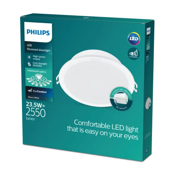 Philips Meson fehér LED mennyezetbe építhető lámpa (PHI-8720169231061) LED 1 izzós IP20
